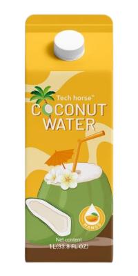 Private Label Coconut Water Tetra Pak Drink Filling Free Sample 1000ml OEM
