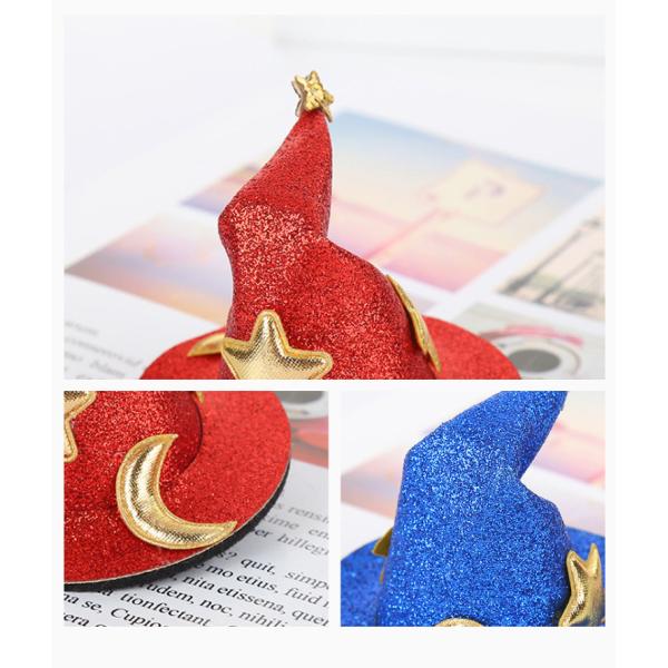 Halloween Hat Hairpin Costume Bonnet Hair Accessories For Kids Hair Clips Sequins