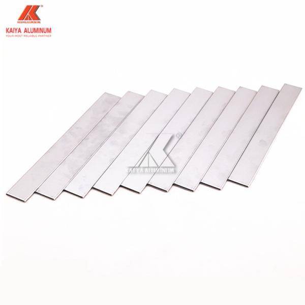 Natural Silver 6063t5 Aluminium Tube Profiles Flat Radiator Microchannel 5.5 X 45 Mm