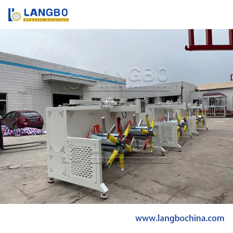 Automatic PEX Pipe Coiling Machine with 16-40mm Pipe Diameter Range, Adjustable Winding System, and PLC Control