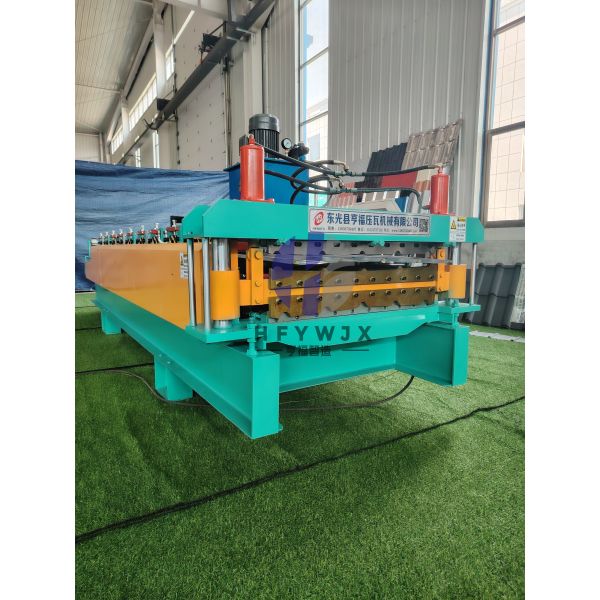 High Precision Double Layer Roll Forming Machine 0-35M/min Speed 7.5KW