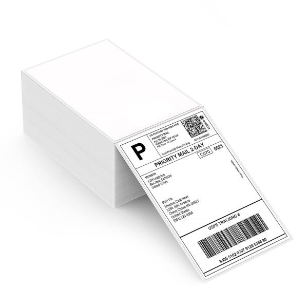 Direct Thermal Adhesive Fanfold Stickers Waybill Stickers HM2233