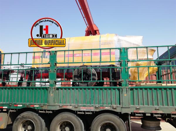 JIUHE 80 M3/H High Efficiency HBT80 Electric Concrete Pump Machine Stationary Concrete Pump