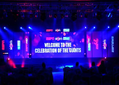 Anti - Bump Stage Rental LED Display SMD21213.91mm Pixels Wide Viewing Degree