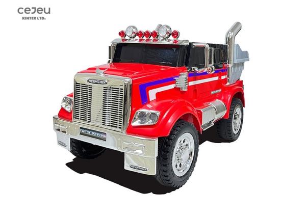 Electric Rugged Plastic Ride On Tractor For Kids Toddler