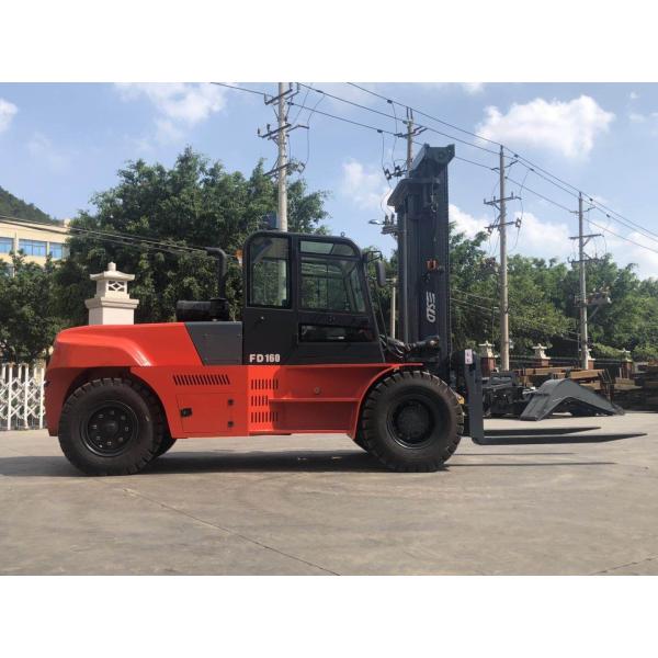 FD320 32 Ton Diesel Heavy Duty Forklift Truck Weichai Engine 4.0g Mast Container Handling