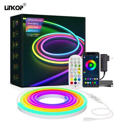 12w/M Flexible Diy Led Neon Light Tube Rgb With Controller Power Adapter