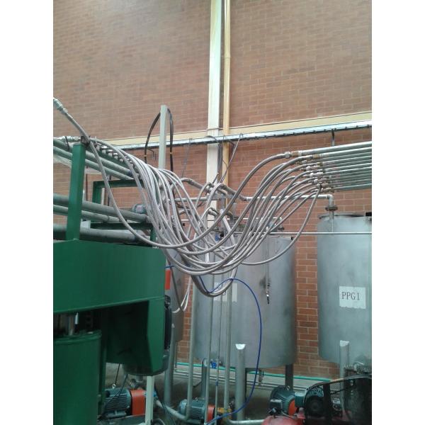 Linha de produção automática da cartonagem da espuma para o colchão, 7.5kw 60Kg/³ de M