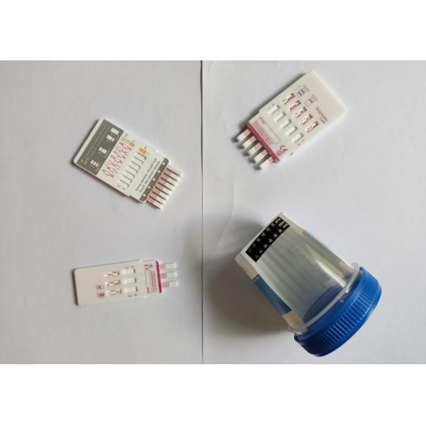 Analyse d'urine humaine de bande de l'essai de drogue de panneau du kit 5 d'essai de toxicomanie 4mm de grande précision