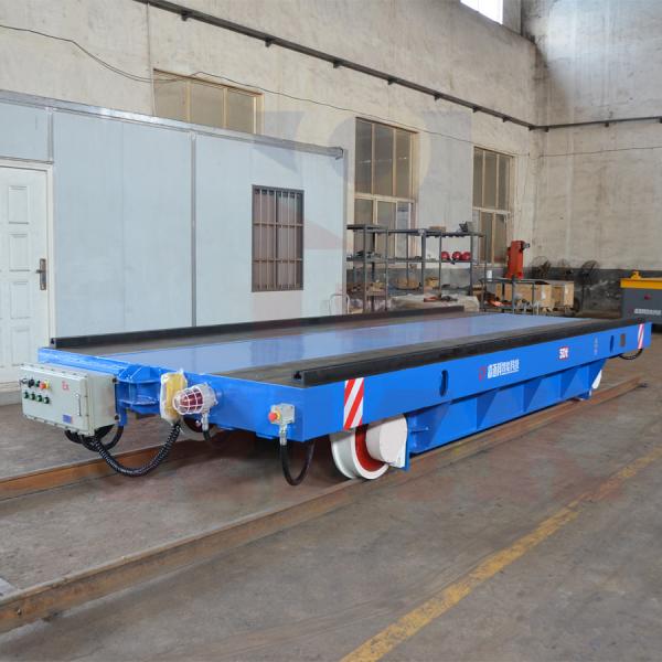 Cable Drum Track Transfer Trolley Industrial 50T Die Transfer Cart