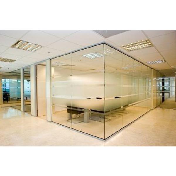 Murs de cloisons en verre démontables, intérieurs de bureaux Murs en verre pliable