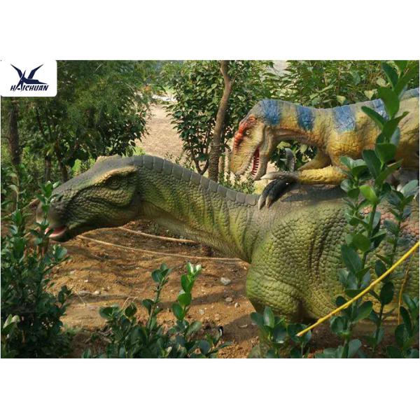Anti Rust T Rex Christmas Lawn Ornament , Customizable Full Size Velociraptor Model 