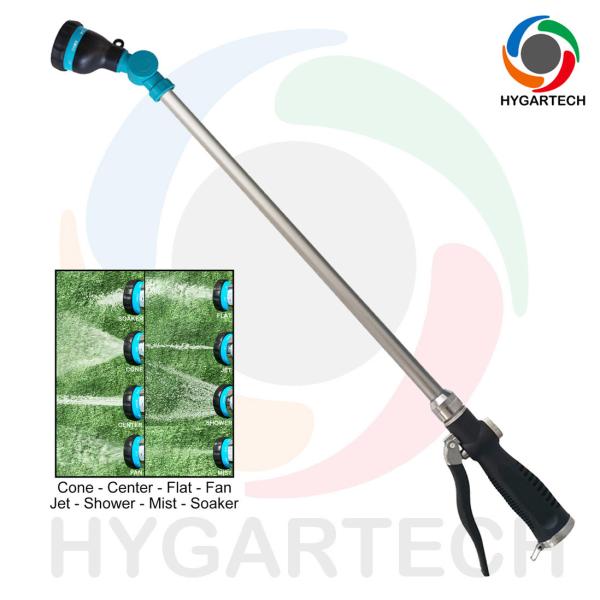 Trigger Control 8 Modes Hose Spray Wand W/ Swivel Head