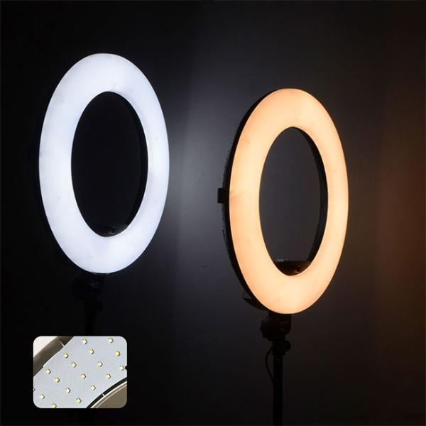 Yidoblo 22 дюймовый светодиодный кольцевой свет BI-Color FD-640II перезаряжаемый 100w фотостудия видеосъемка свет 95ra
