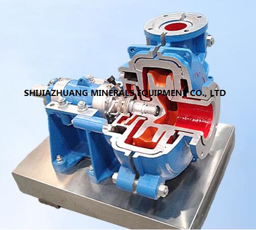 Heavy Duty Slurry Pump 8 / 6 E Designed for Coal Mining Abrasive Tailings
