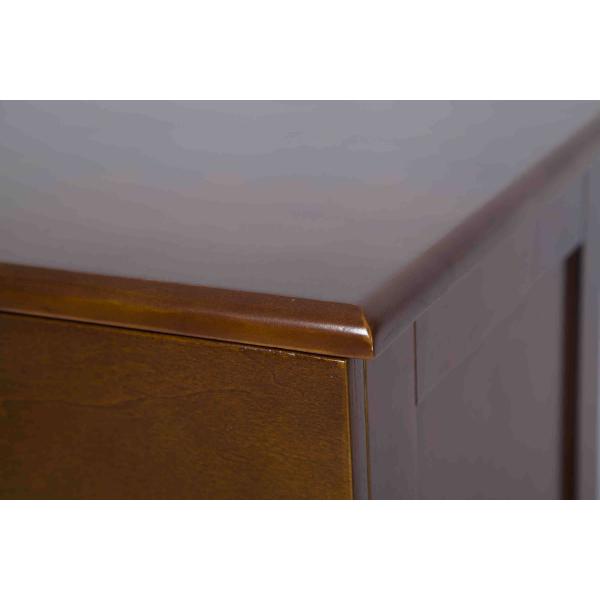 Medium Office Storage Cabinets Two Adjustable Shelves , Brown Storage Cabinet With Drawers