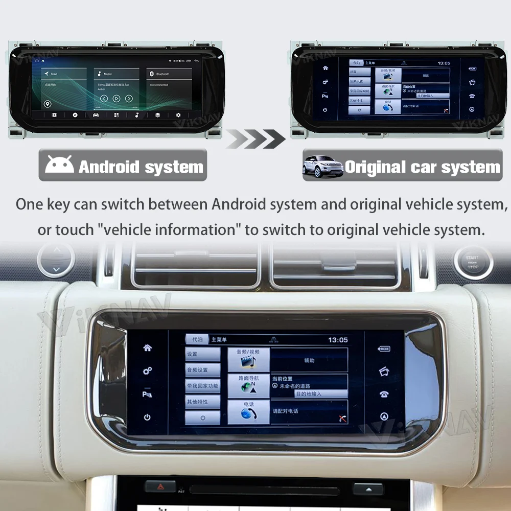 Android Auto 10,25 дюймовое автомобильное радио для Range Rover Vogue L405 Carplay HD LCD сенсорный экран Мультимедийный видеоплеер GPS