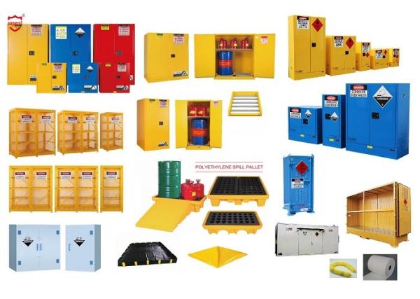 Laboratory Vertical Chemical Storage Cabinets acid dangerous storage