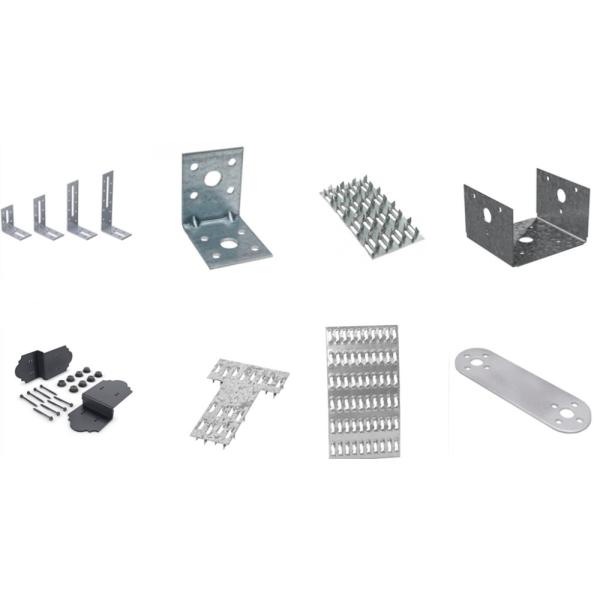 Серебряный финиш Swing Set Bracket со всем монтажным оборудованием Средний бракет