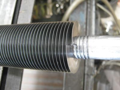 Alumínio 1100/tubo de aleta encaixado sem emenda de aço inoxidável OD 50.8mm