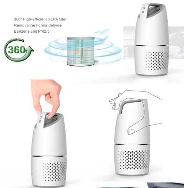 CAR Electrical portable negative ions home ozone air purifier hepa filter OLS-K07A