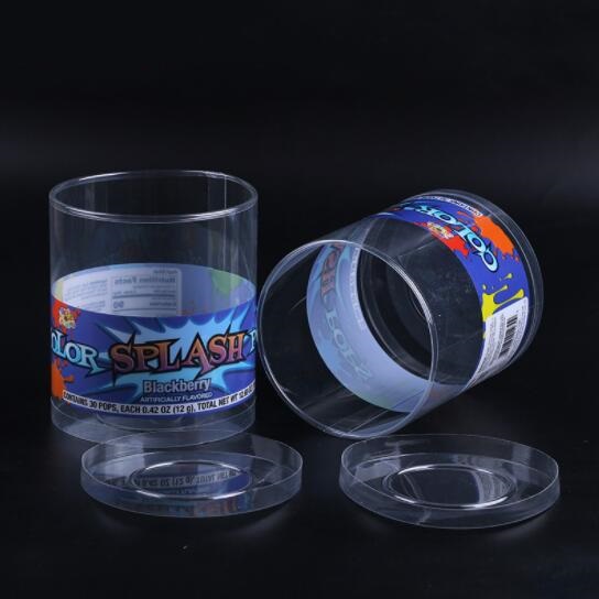 PVC PET Transparent Cylinder Packing Box