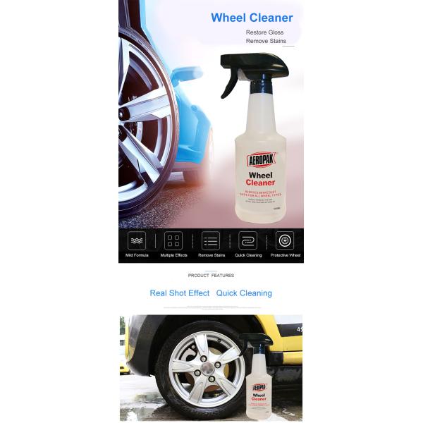 Car Wash Wheel 500ml Cleaner Polish Spray TUV Certifacated