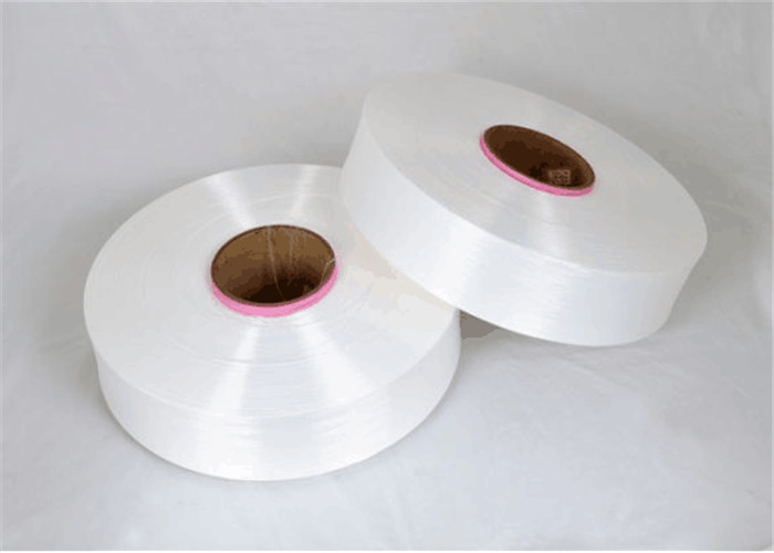 Recycled Semi Dull polyester dope dyed yarn For Knitting , Eco - friendly