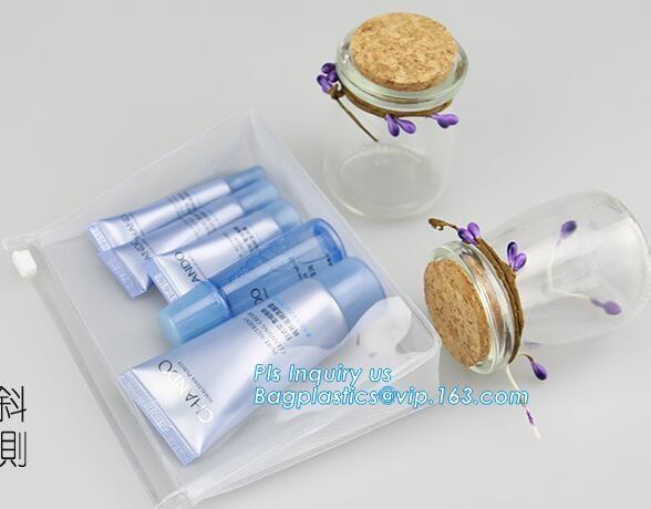 EVA PVC Cosmetic Bag For Women Zipper Waterproof Airline Makeup Travel Organizer Toiletry Bag, fashion clear transparent