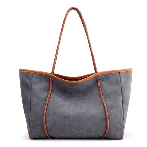 Canvas tote bags in blue black dark green color customize bag promoation gifts