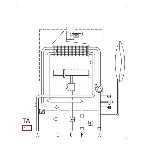 повешенный стеной домашний боилер газа 32000w делает горячую воду для Bathroom