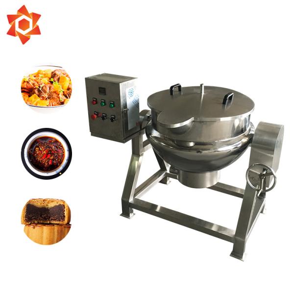 JC-500 Stainless Steel Steam Jacketed Kettle Electric Double Cooking Pan