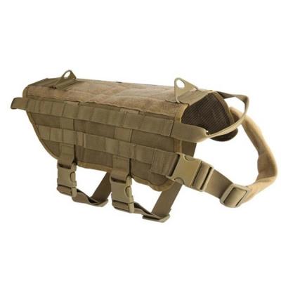 Veste tática ajustável do cão do serviço do chicote de fios 70cm do cão do verde do exército