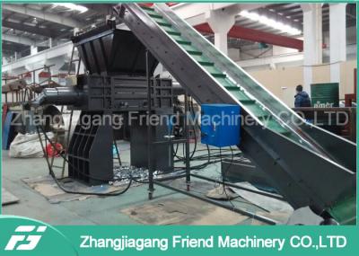 Double Shaft Design Waste Plastic Crushing Machine For Trash Can Pipe Paper