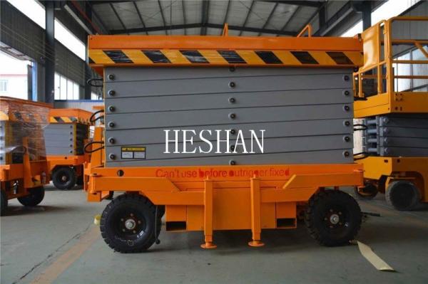 Steel Portable Automotive Scissor Lift Hydraulic Electric Scaffold Lift