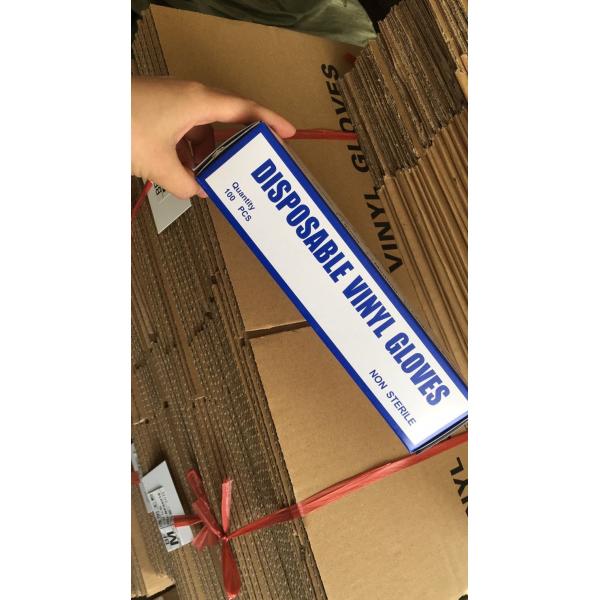 Устранимые перчатки рассмотрения винила пудрят свободное 3.0g 3.5g 4.0g 4.5g