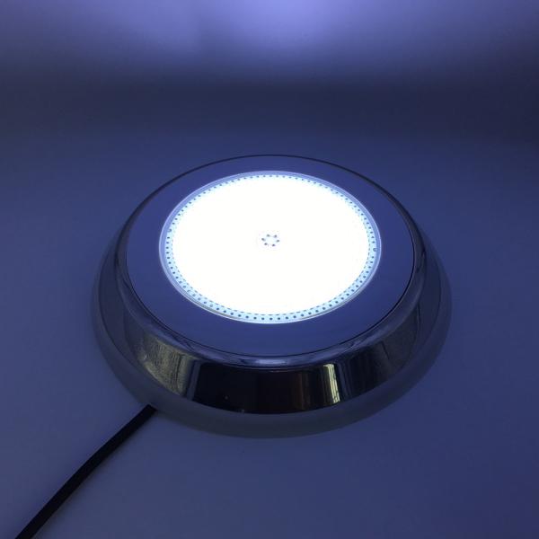316 Stainless Steel RGB Pool Light 18W Resin Filled Flat Underwater Lighting AC12V IP68
