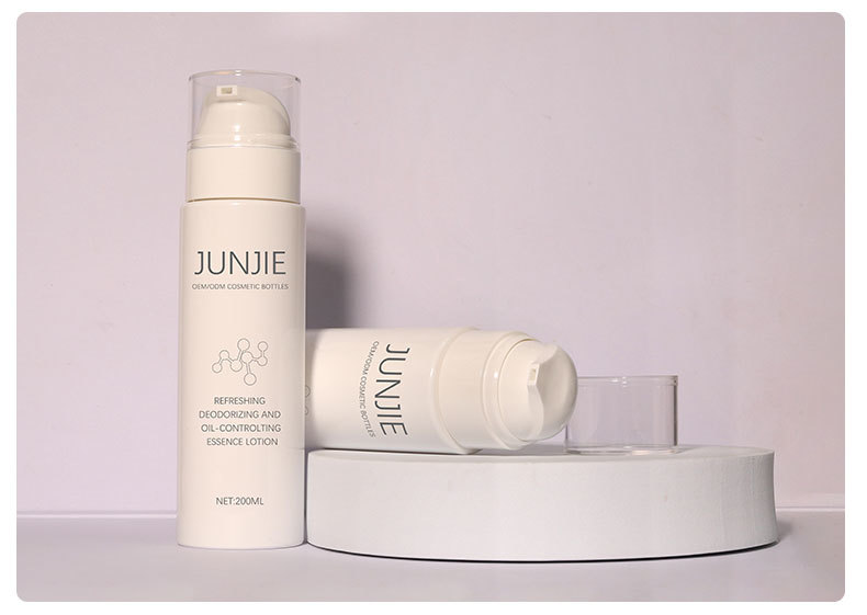 Custom Design 200ml Cosmetic Lotion Bottle Luxury Packaging Plastic Hair Care Shampoo Bottle PET Facial Cleanser