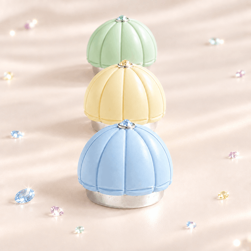 Perfume Bottle Caps Magnetic Weighted Plastic Dome Ribbed Cover Accessory