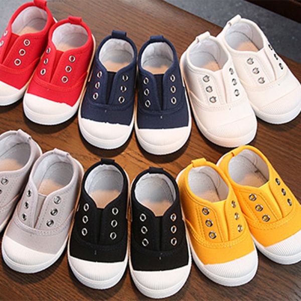 Candy Color Unisex Canvas Shoes Lightweight Comfortable Cute Casual Running Shoes