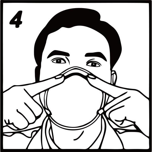 Маска ФФП2 устранимая, респиратор от пыли Эко дружелюбная личной безопасности Вальвед