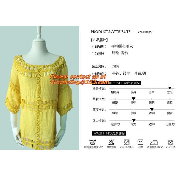 Knitted, Crocheted, Tassel, wear, tops, Cover Ups, Dress Tops, tassel, knitted, Boho