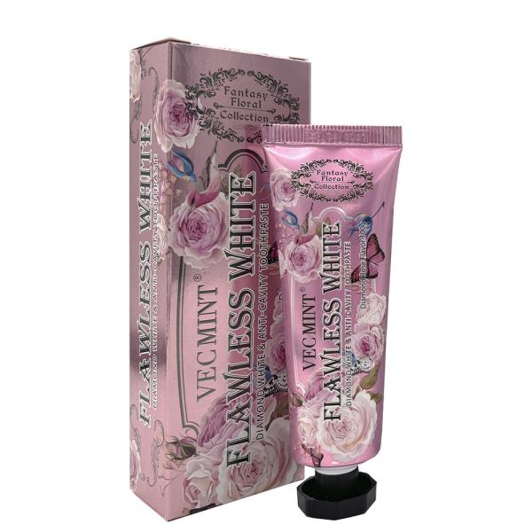 Цветочный аромат Алоэ Вера Зубная паста 100г Тюбная зубная отбеливательная уход за полостью рта с LILY/ROSE/Osmanthus.