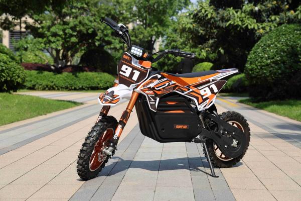 Certificado CE 2024 Motocicletas Off-Road RunPro 1000W36V Motocicleta Elétrica para Crianças