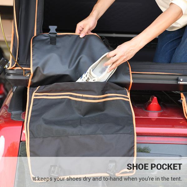 Truck And Pickup Compatible Grade Clamshell Aluminium Roof Tent 2 Person Car Tents Camping Outdoor Roof Top