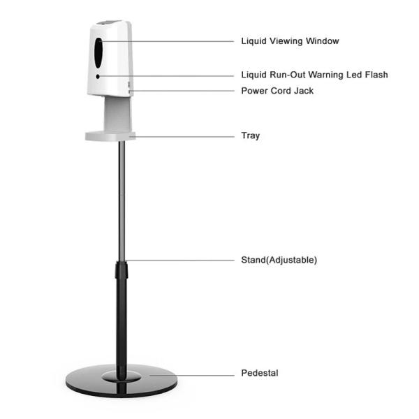 Рефиллабле внутренняя машина дезинфицирующего средства руки бутылки 1300Мл