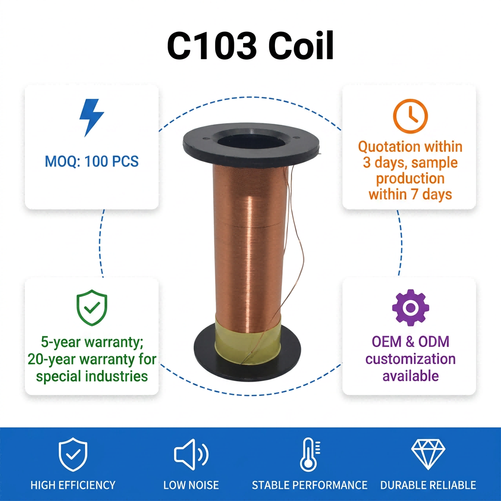 High Stability Precision Air Coil For Power Electronics And Filters