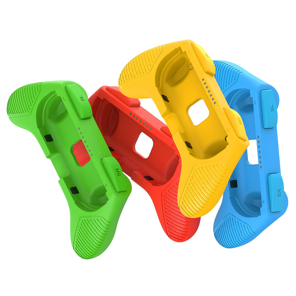 Laudtec Grip Kit Protective Cover for Switch Joycon 360 Anti-Fall Shockproof Shell Slim Lightweight Soft Skin Friendly Yxj15