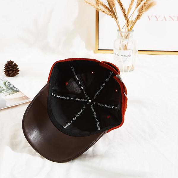 Custom Velvet Embroidered Baseball Caps With Debossed Metal Buckle