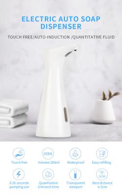 2kg Refillable Touch Free 200ml Electric Hand Sanitizer Dispenser Foam Soap For Hotel